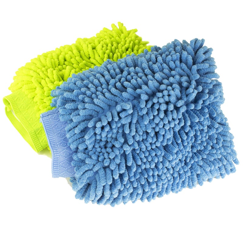 Zwipes Chenille Microfiber Premium Scratch-Free Car Wash Mitt, 2-Pack, Color may vary - Image 3